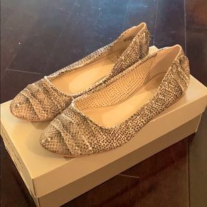 Vince Camuto Snakeskin Flats